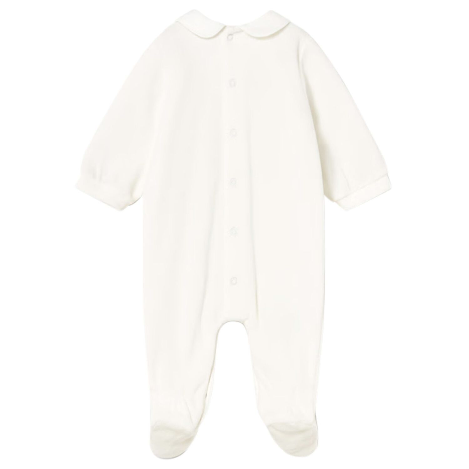 افرول بنات مزين بالزهور باللون الابيض , 2, hi-res