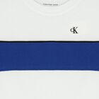 تي شيرت أولاد بالشعار باللون الأبيض, 1, hi-res