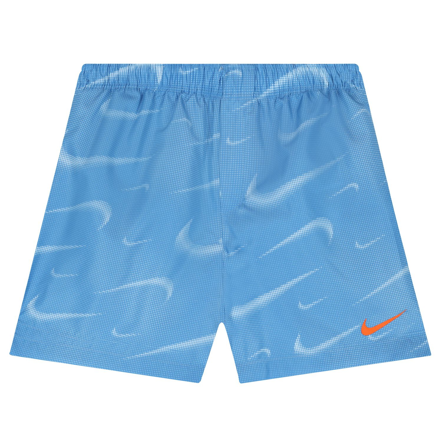 Boys Blue Logo Shorts, 1, hi-res