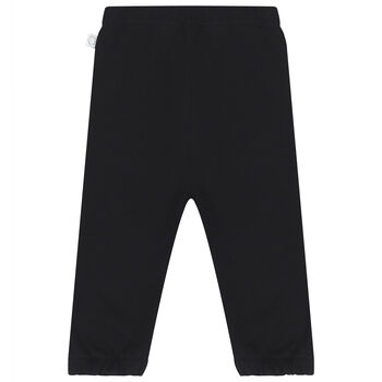 Younger Boys Black Penguin Joggers