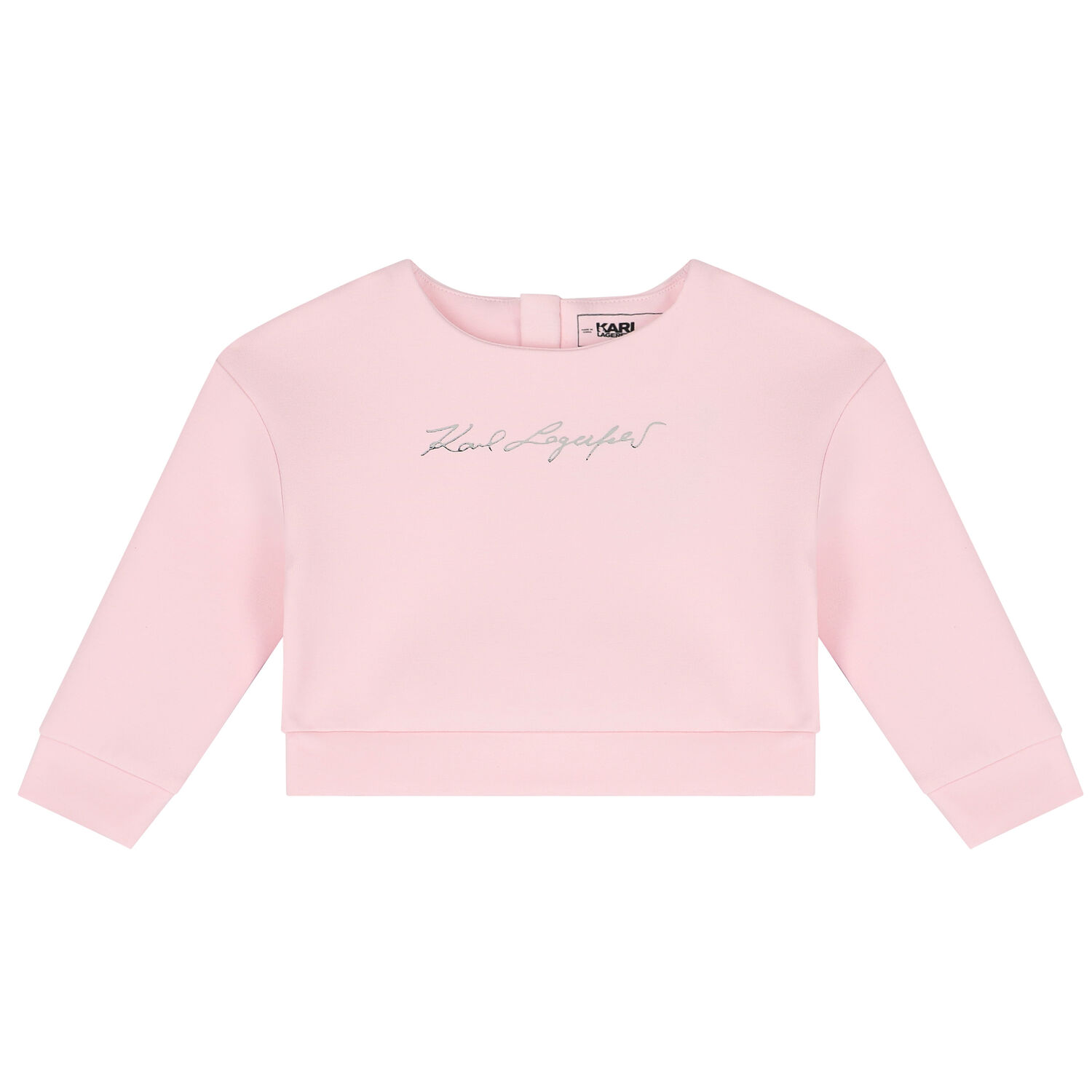 طقم تنورة بالشعار باللون الوردي, 1, hi-res