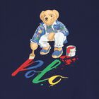 Boys Navy Blue Polo Bear T-Shirt, 1, hi-res