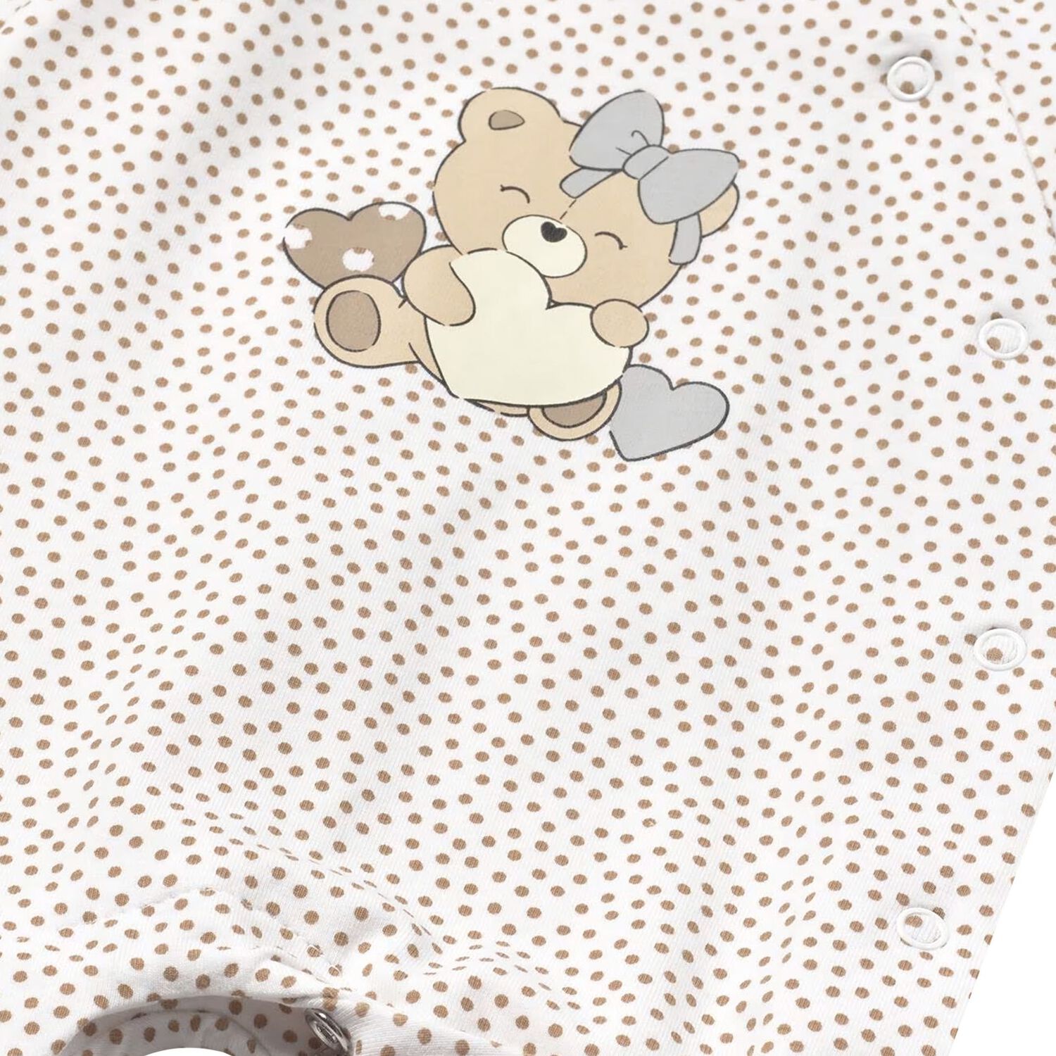 لوفرول بنات بطبعة الدب و القلوب باللون البيج, 2, hi-res