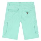 Boys Green Multi Pocket Shorts, 1, hi-res