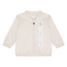 Baby Boys Beige Logo Tracksuit (3 Piece), 1, hi-res