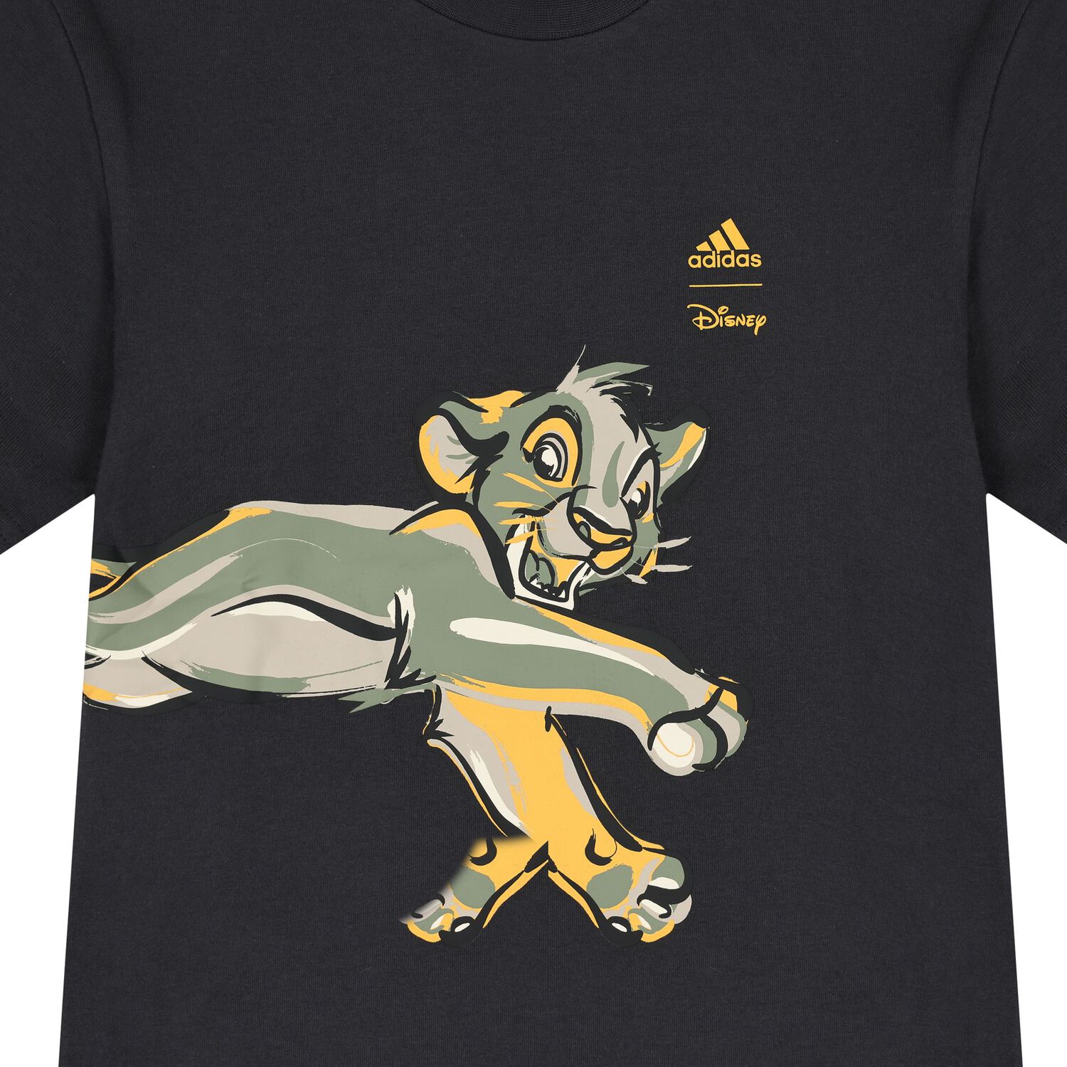 تيشيرت بشعار النمر باللون الرمادي , 1, hi-res