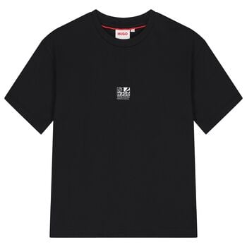 Boys Black Logo T-Shirt