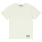 White Logo Reflective T-Shirt, 3, hi-res
