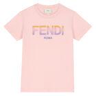 Girls Pink Logo T-Shirt, 2, hi-res