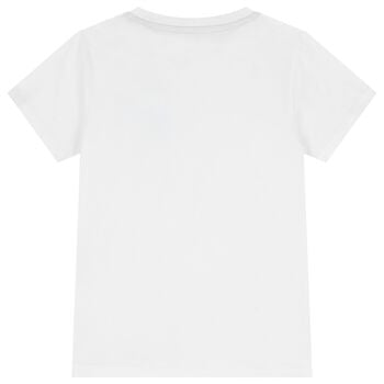 Boys White Logo T-Shirt