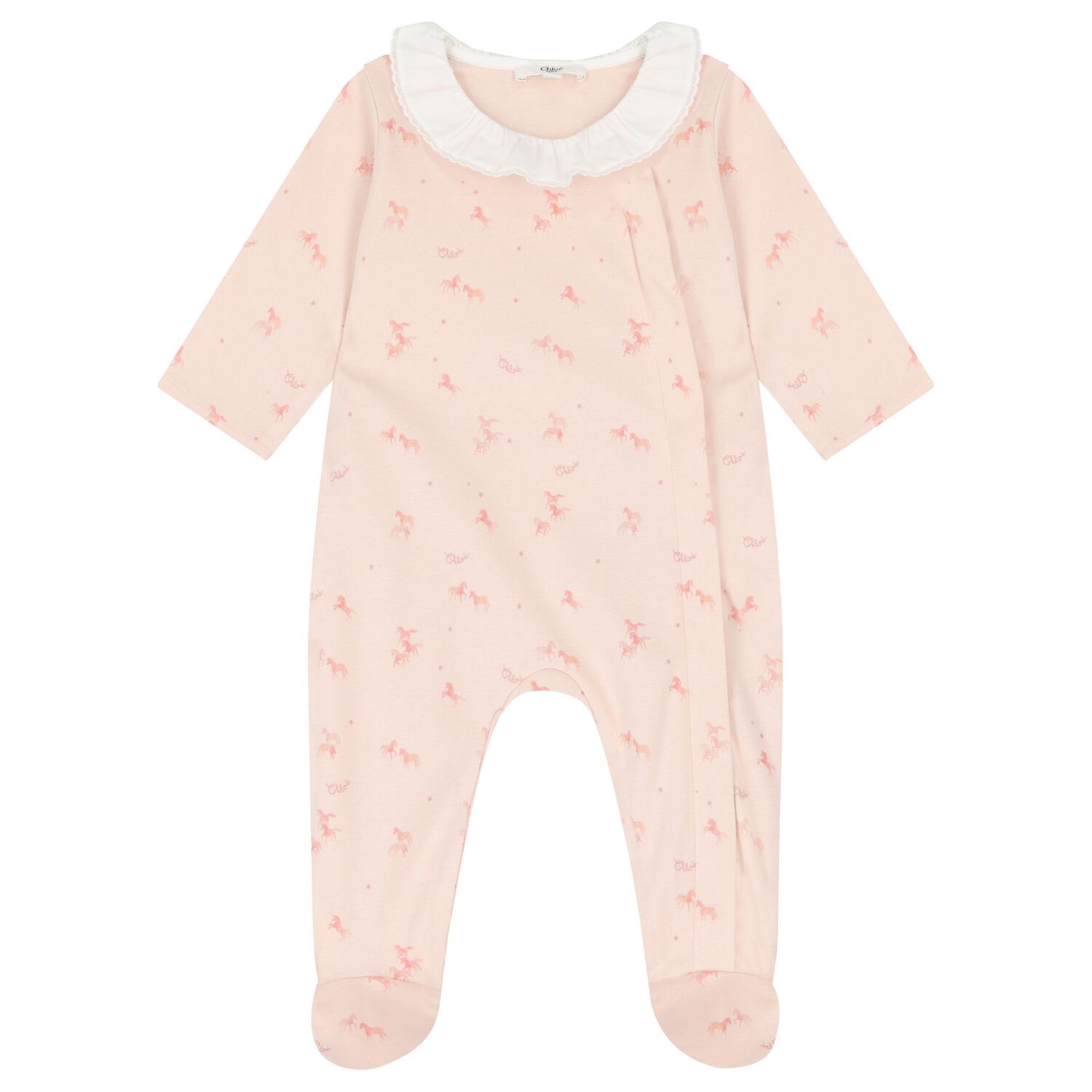 Baby Girls Pink Logo Babygrow Gift Set, 1, hi-res