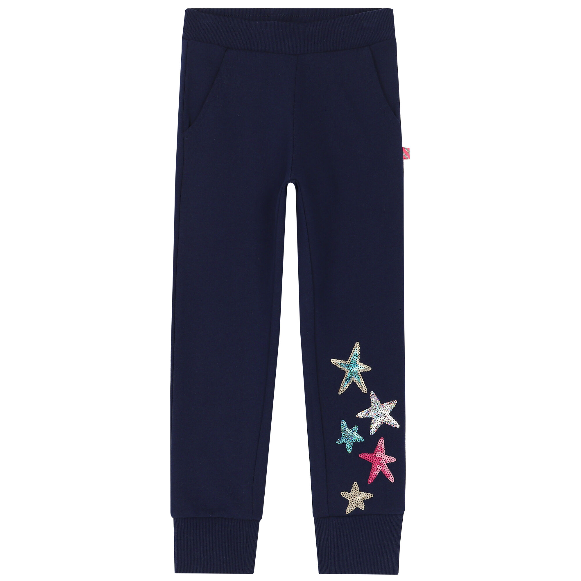 BILLIEBLUSH Girls Navy Stars Joggers Junior Couture QA