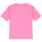 Girls Pink Logo T-Shirt, 2, hi-res