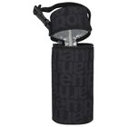 حقيبة تغيير حفاضات بالشعار باللون الأسود للأطفال, 1, hi-res