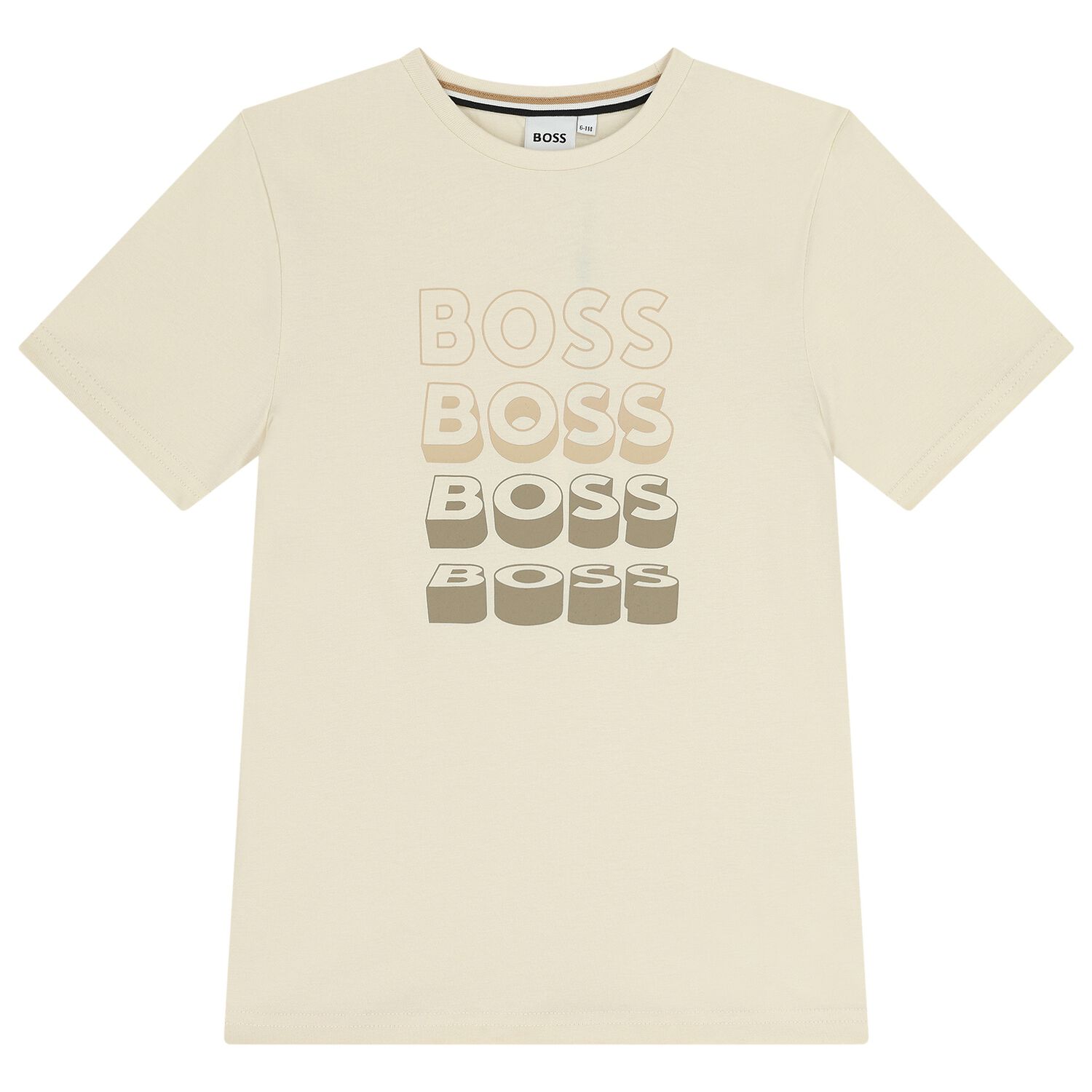 Boys Ivory Logo T-Shirt, 2, hi-res
