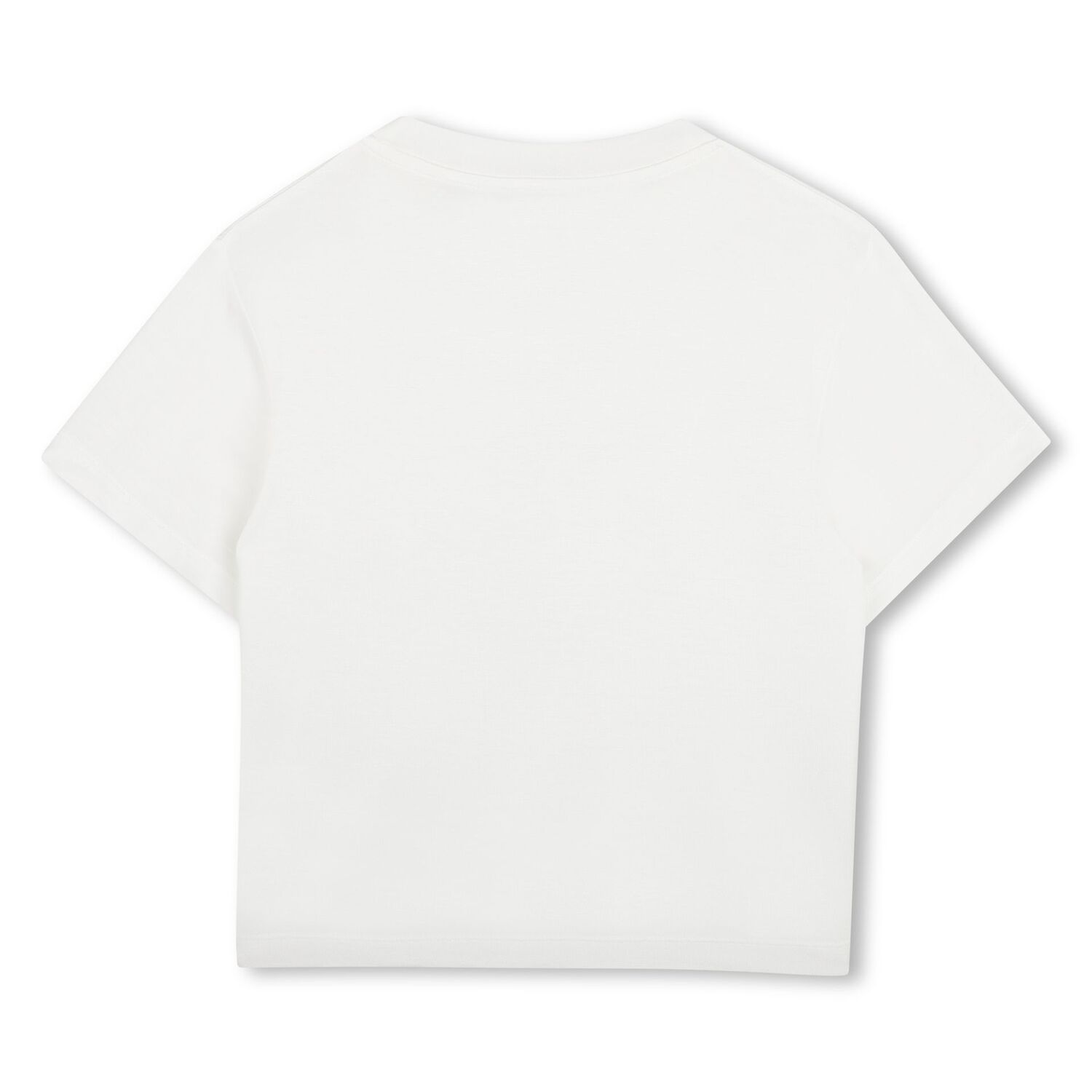 Girls White Logo T-Shirt, 1, hi-res