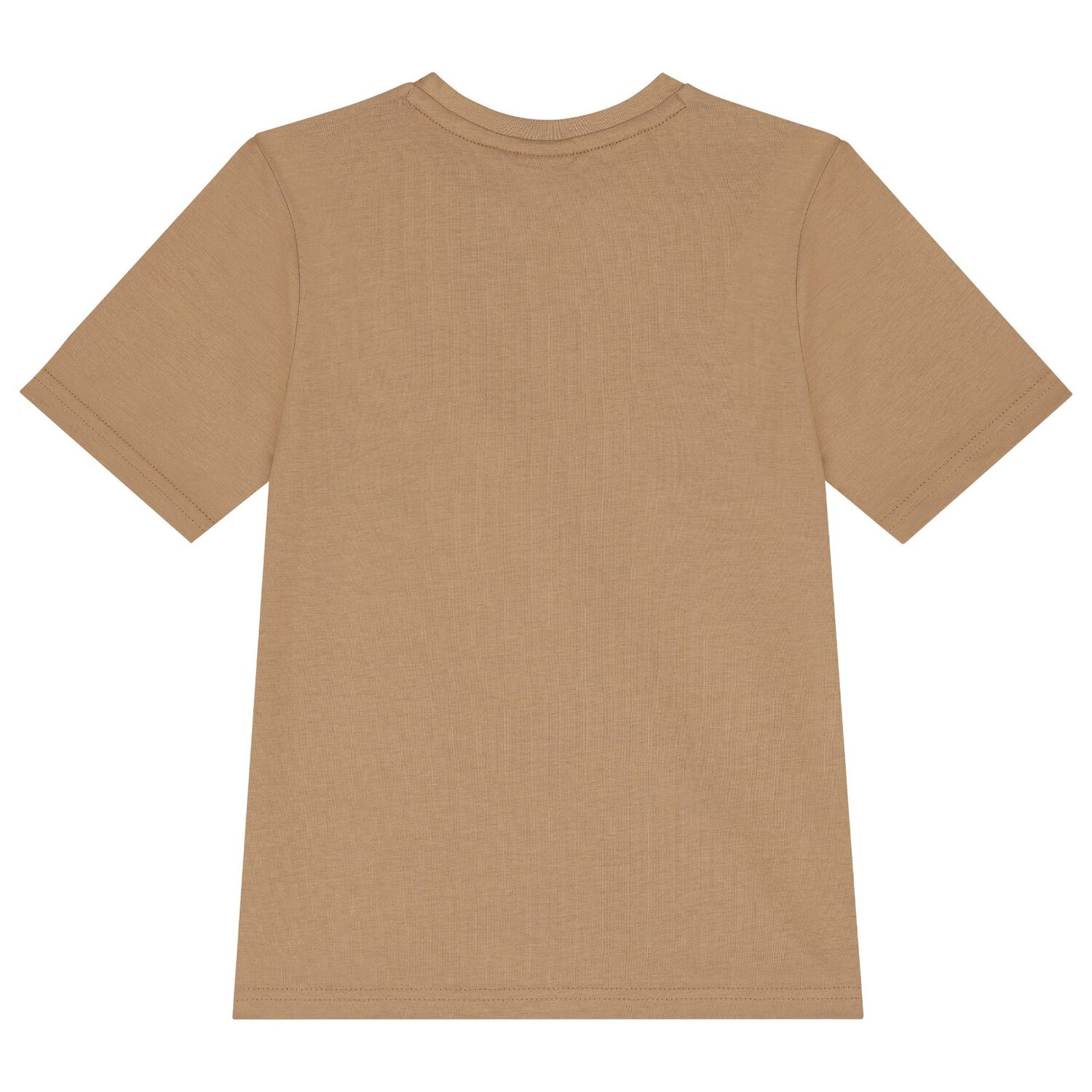 Boys Beige Logo T-Shirt, 3, hi-res image number null