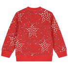 Girls Red Star Logo Sweatshirt, 1, hi-res