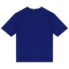 Boys Blue Varsity Logo T-Shirt, 2, hi-res