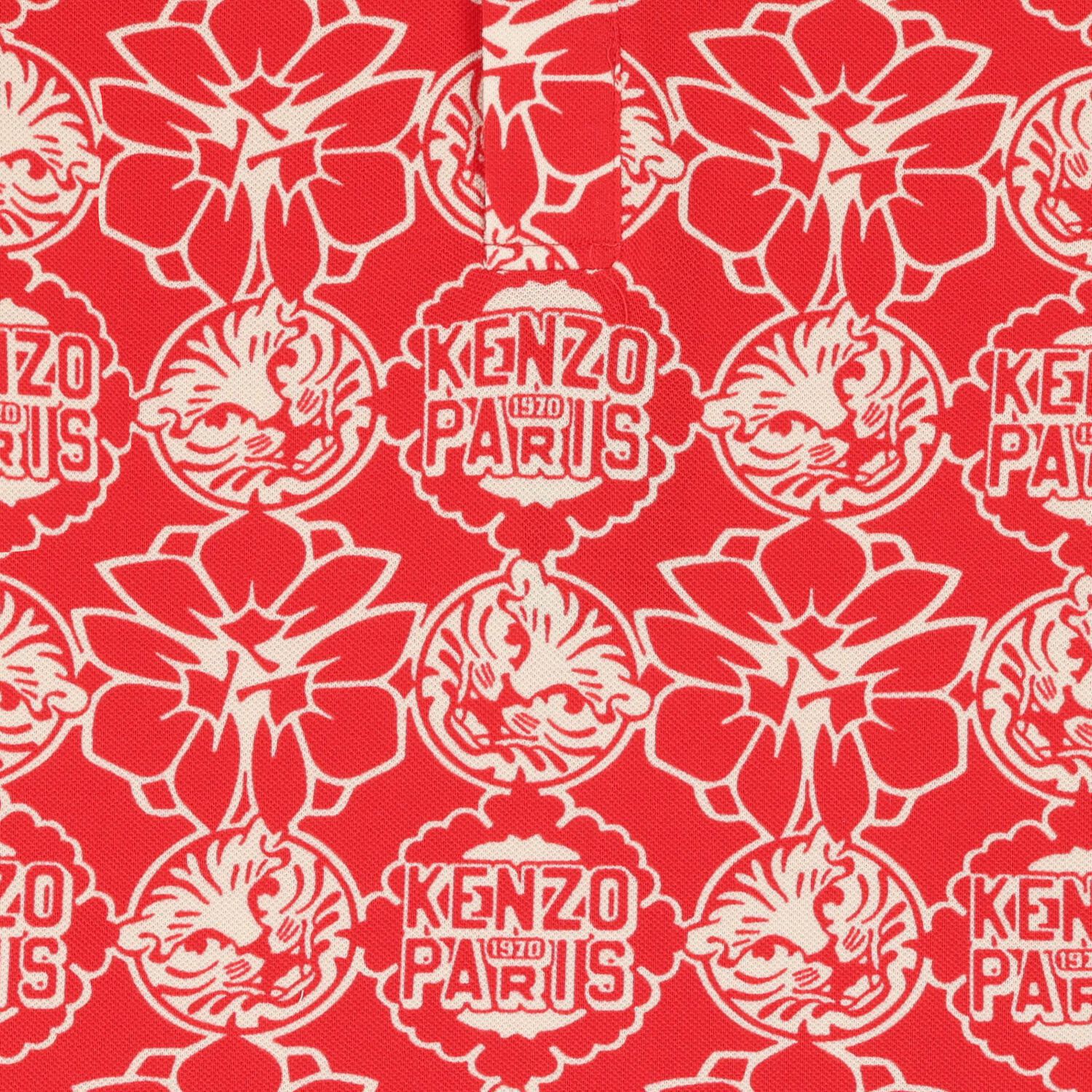 Boys Red Logo Polo Shirt, 1, hi-res