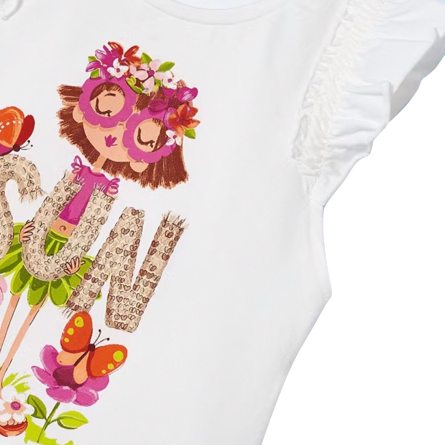 تيشيرت بنات باللون الأبيض, 1, hi-res