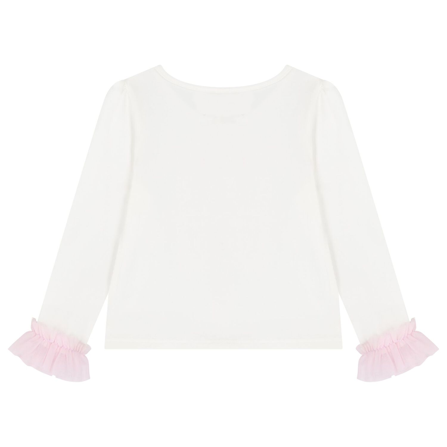 طقم تنوره بنات بطبعه قلعه باللون العاجى والوردى , 1, hi-res