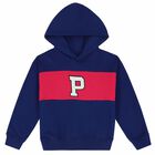 توب هودى باللون الازرق والزهرى للبنات, 1, hi-res