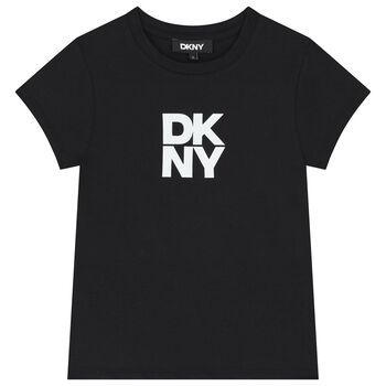 Girls Black Logo T-Shirt