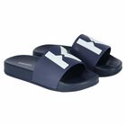 Boys Navy Logo Sliders, 1, hi-res