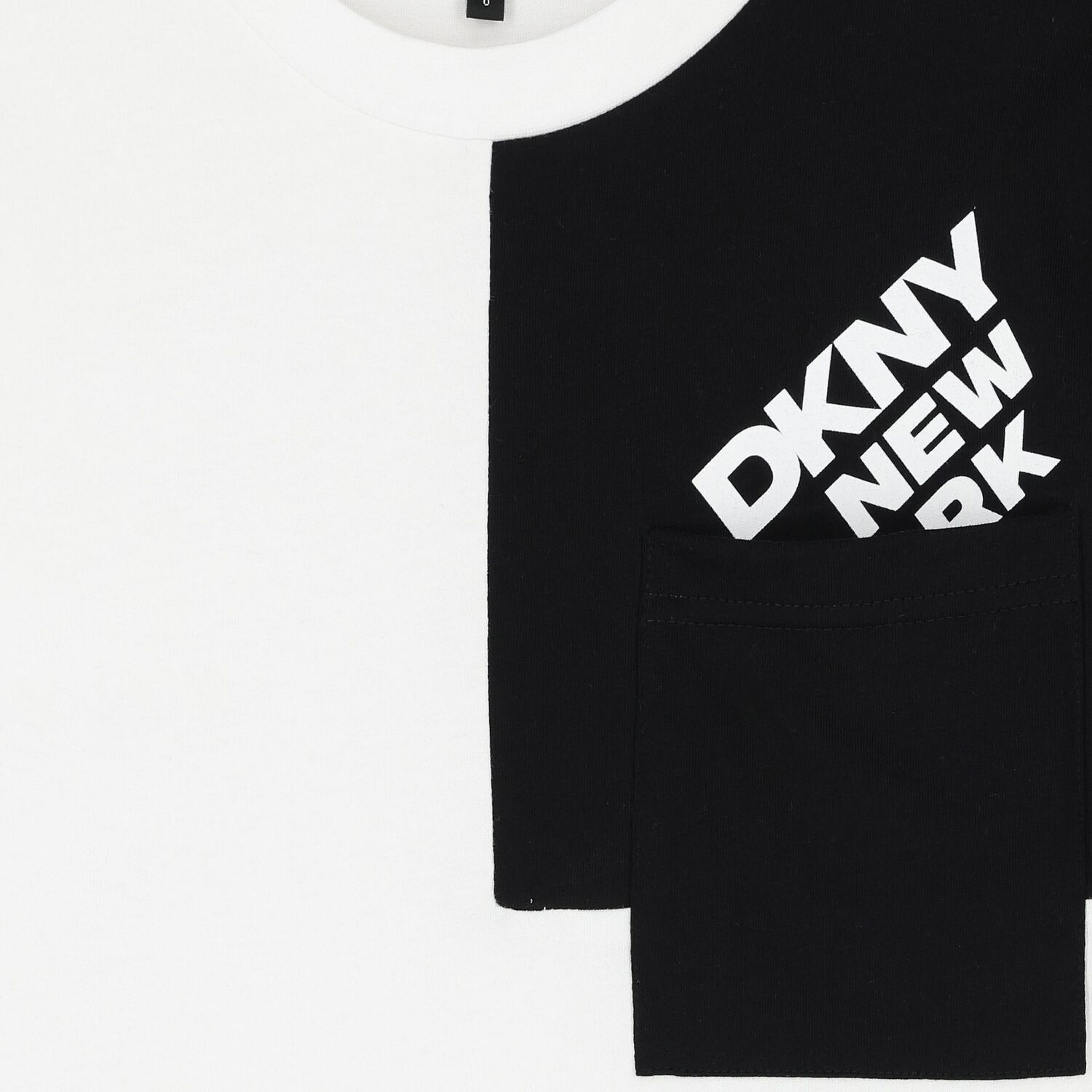 White & Black Logo T-Shirt, 1, hi-res