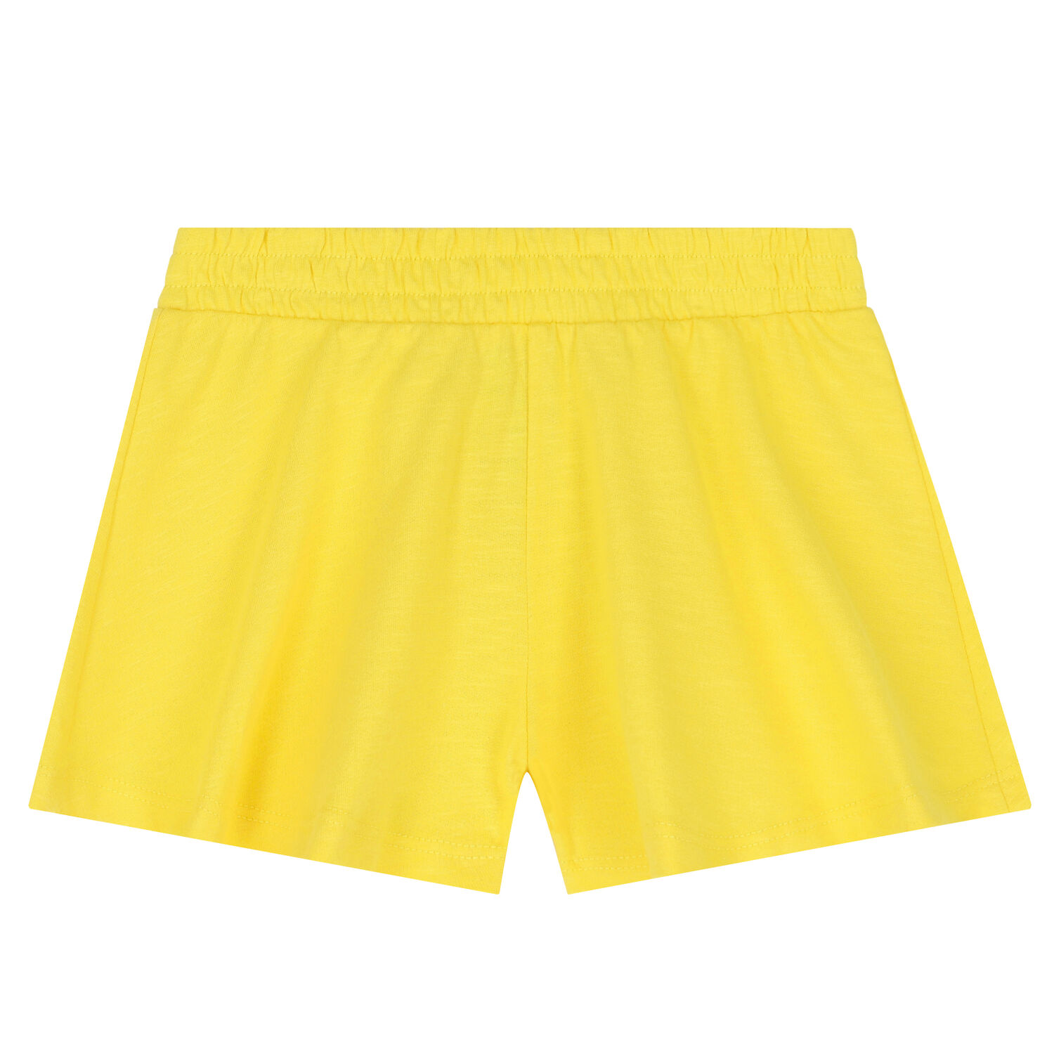 Girls Ivory & Yellow Shorts Set, 2, hi-res