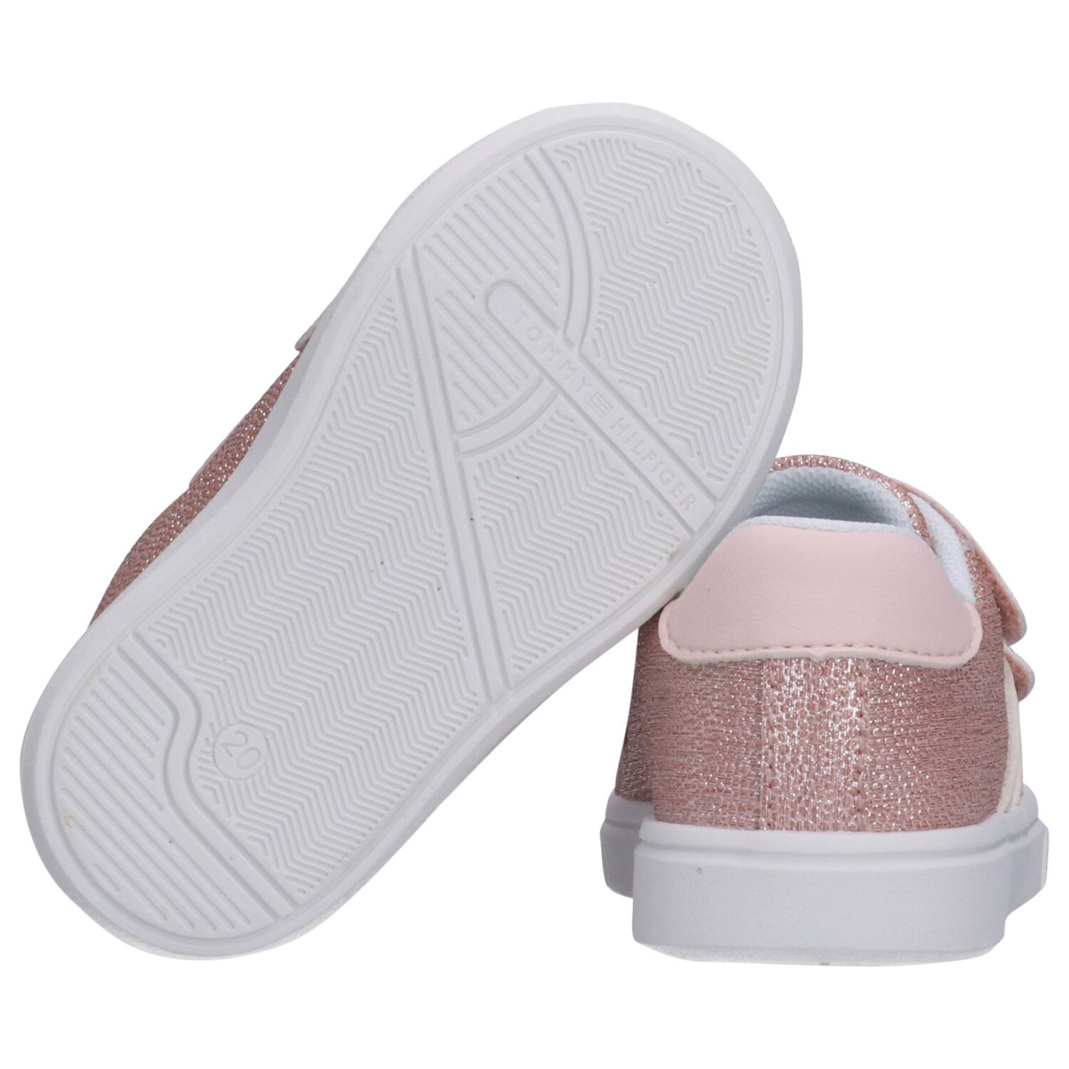 Girls Pink Logo Trainers, 1, hi-res