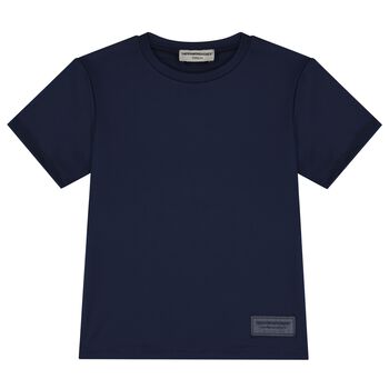 Navy Blue Logo Softskin T-Shirt