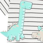 تيشيرت أولاد بطبعة ديناضور باللون العاجي , 3, hi-res