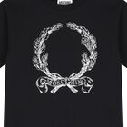 Black Logo Leaf Crest T-Shirt, 1, hi-res