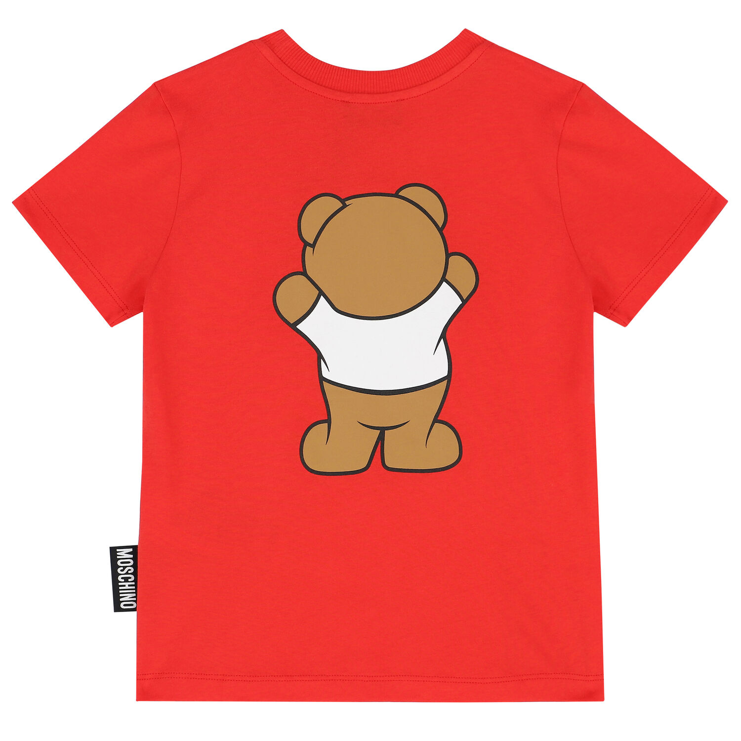 Red Teddy Bear Logo T-Shirt, 1, hi-res image number null