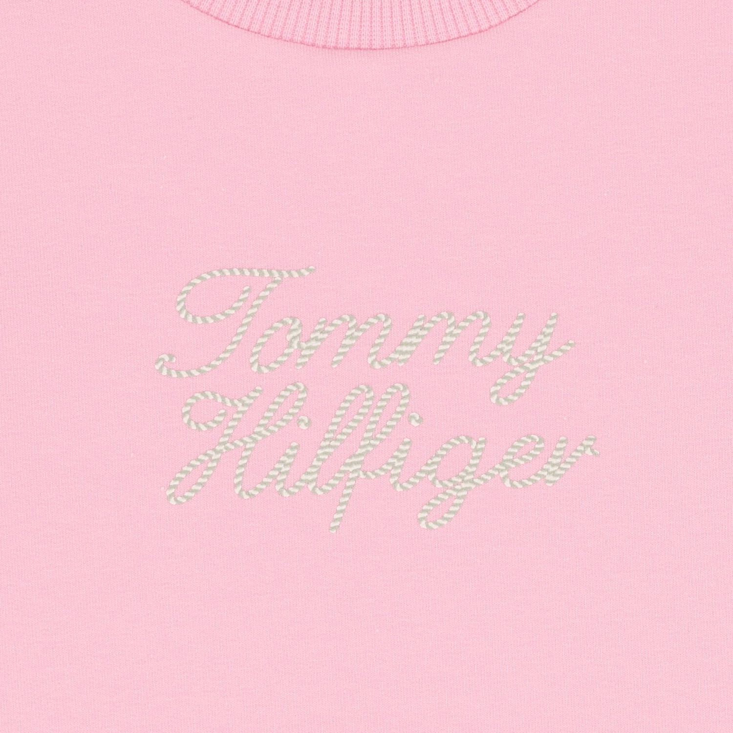 Baby Girls Pink Logo Tracksuit , 2, hi-res
