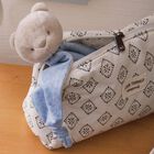 دبدوب دودي ارنب أولاد باللون الأزرق والبيج, 2, hi-res