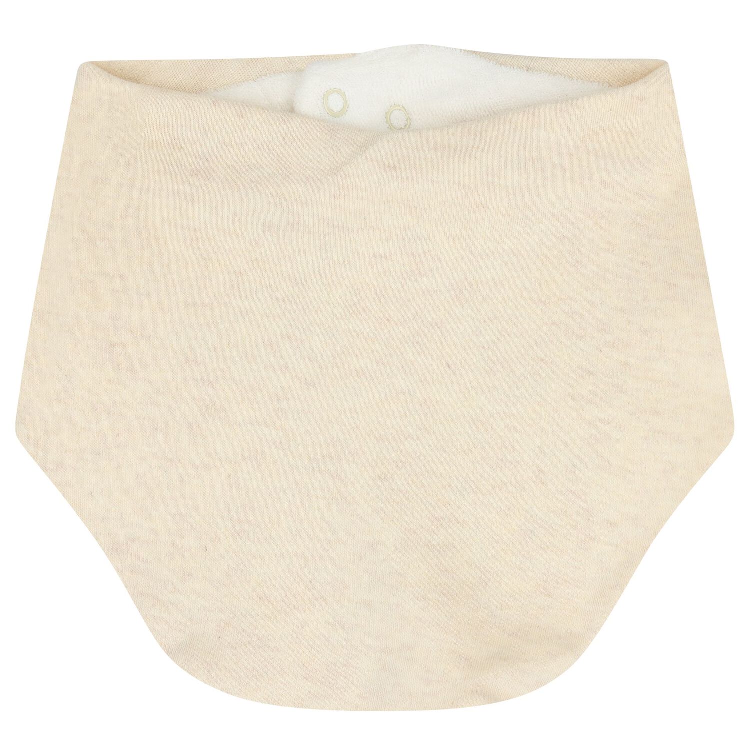 White & Beige Bibs ( 2 Pack ), 1, hi-res