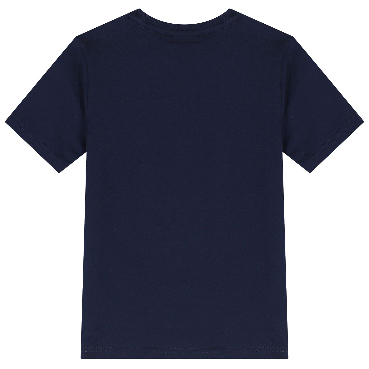 Boys Navy Blue & White Logo T-Shirts ( 2-Pack ), 2, hi-res image number null