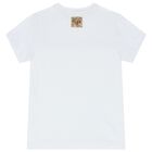 Boys White Logo Shorts Set, 1, hi-res