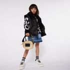 Girls Gold Logo Handbag, 1, hi-res