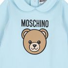 Blue Teddy Bear Logo Babygrow Gift Set, 4, hi-res
