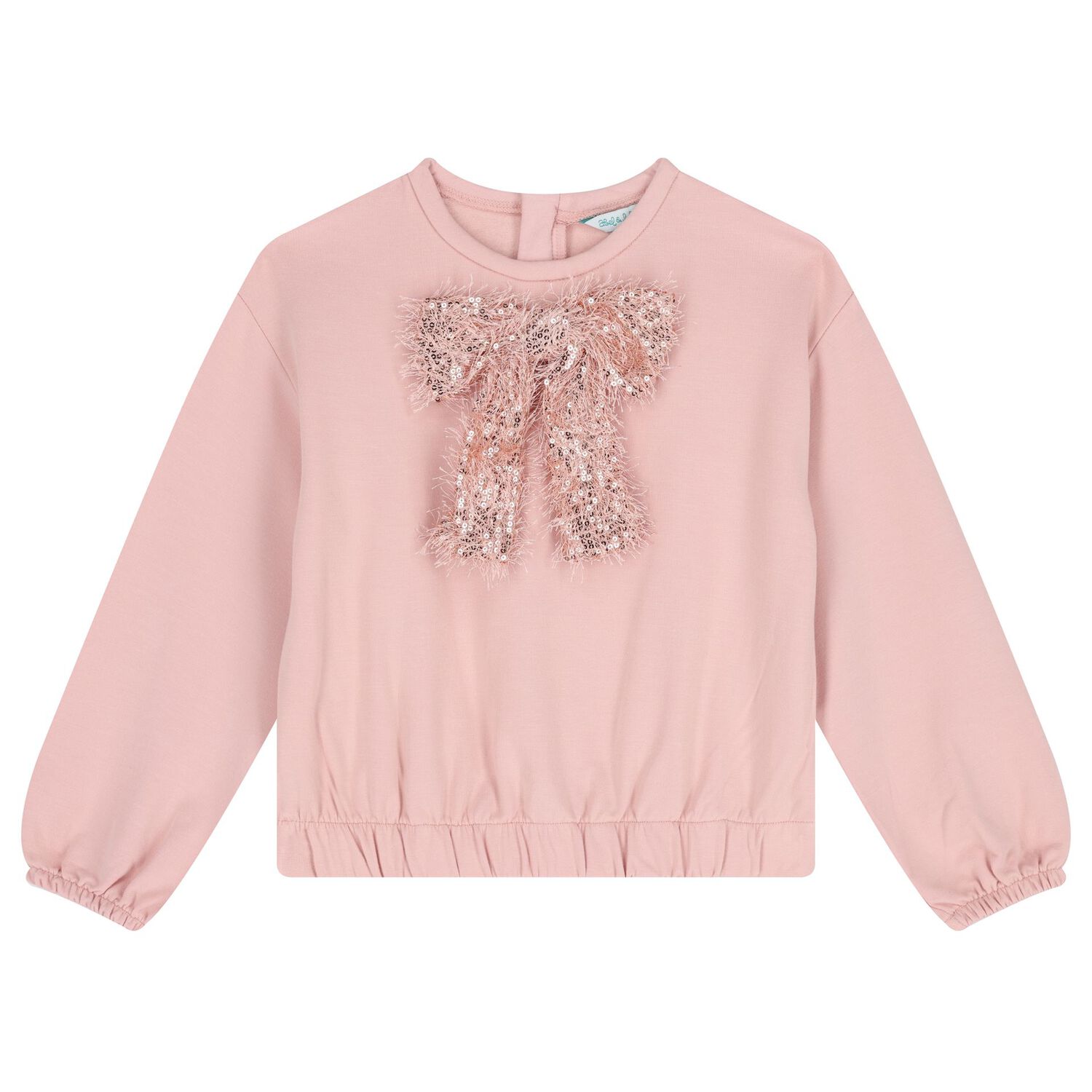 طقم تنوره للبنات مرزه بترتر وشراشيب باللون الوردى, 1, hi-res