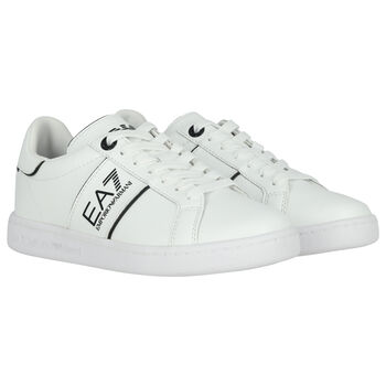 White Logo Trainers