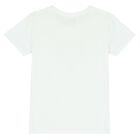Girls White Cherry Blossom T-Shirt, 1, hi-res