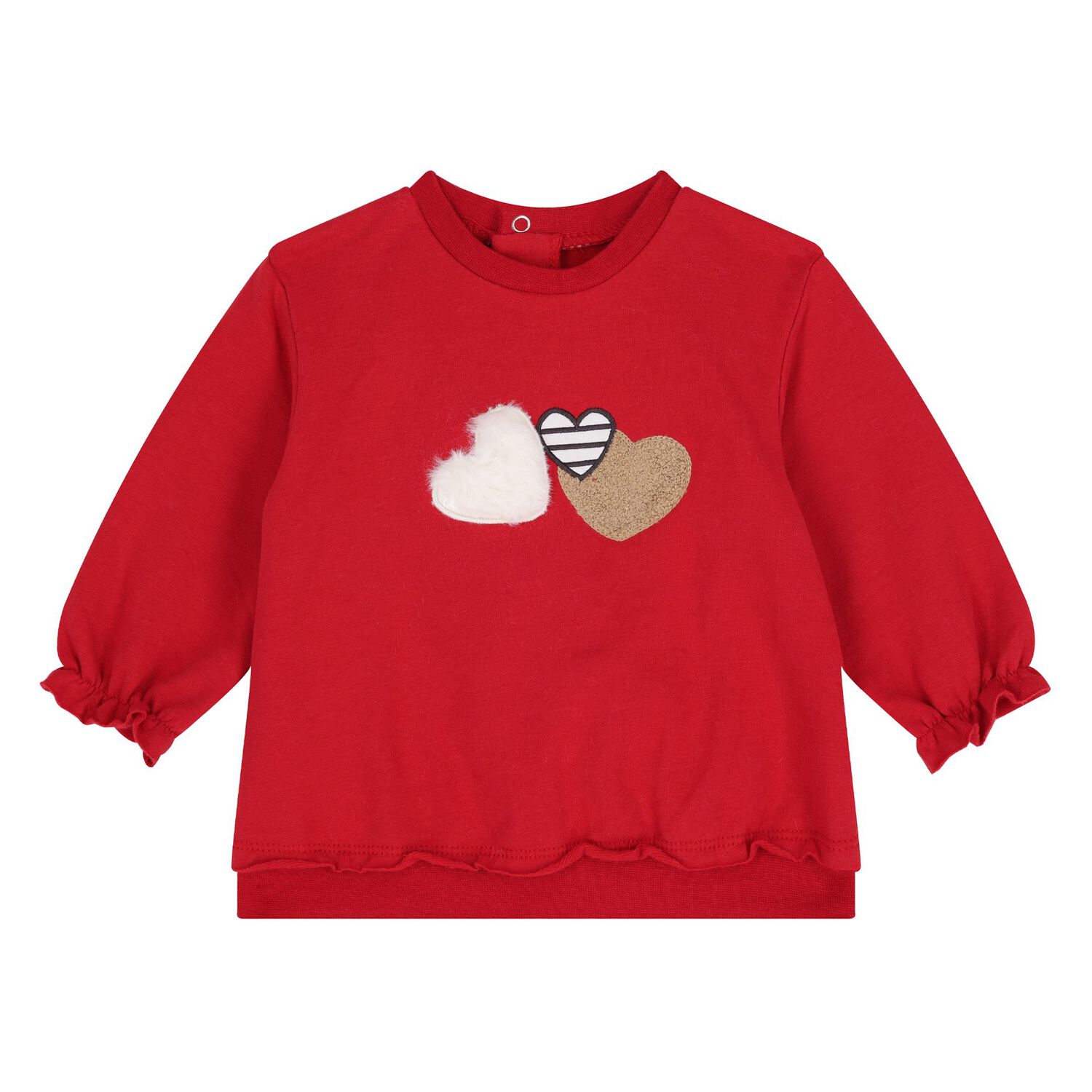 Baby Girls Red & Ivory Leggings Set, 2, hi-res