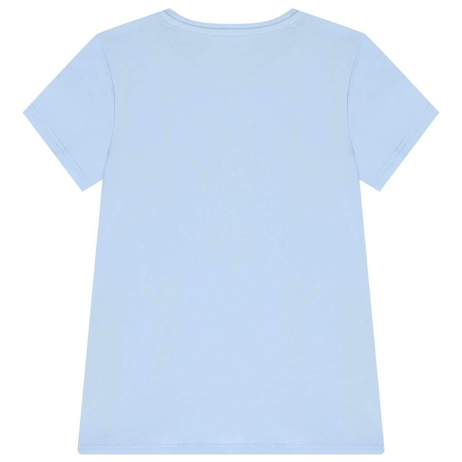 Girls Blue Logo Floral T-Shirt, 1, hi-res