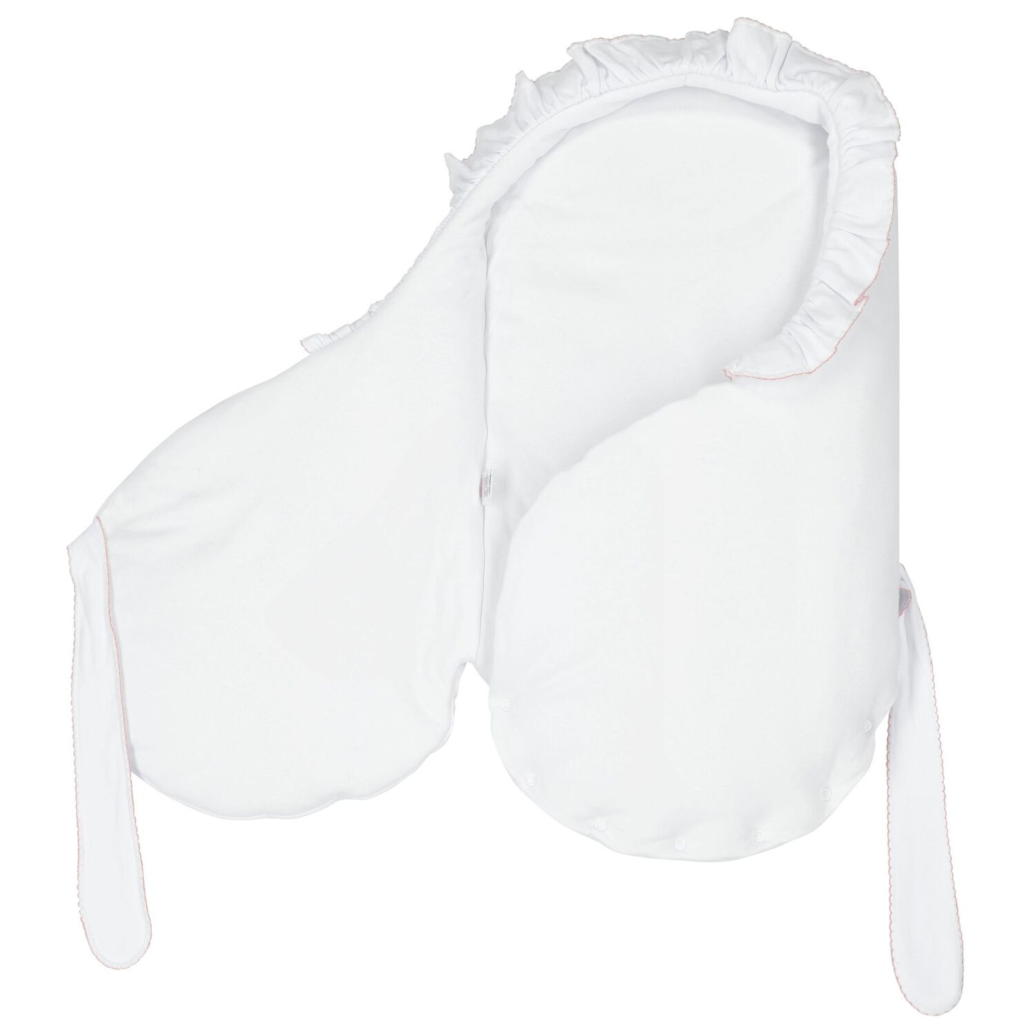 مدس بنات بطبعة الزهور   باللون الأبيض والوردي, 1, hi-res