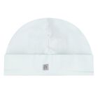 طقم هدايا ملابس أطفال وقبعة باللون الأزرق الباهت والذهبي للأولاد, 1, hi-res